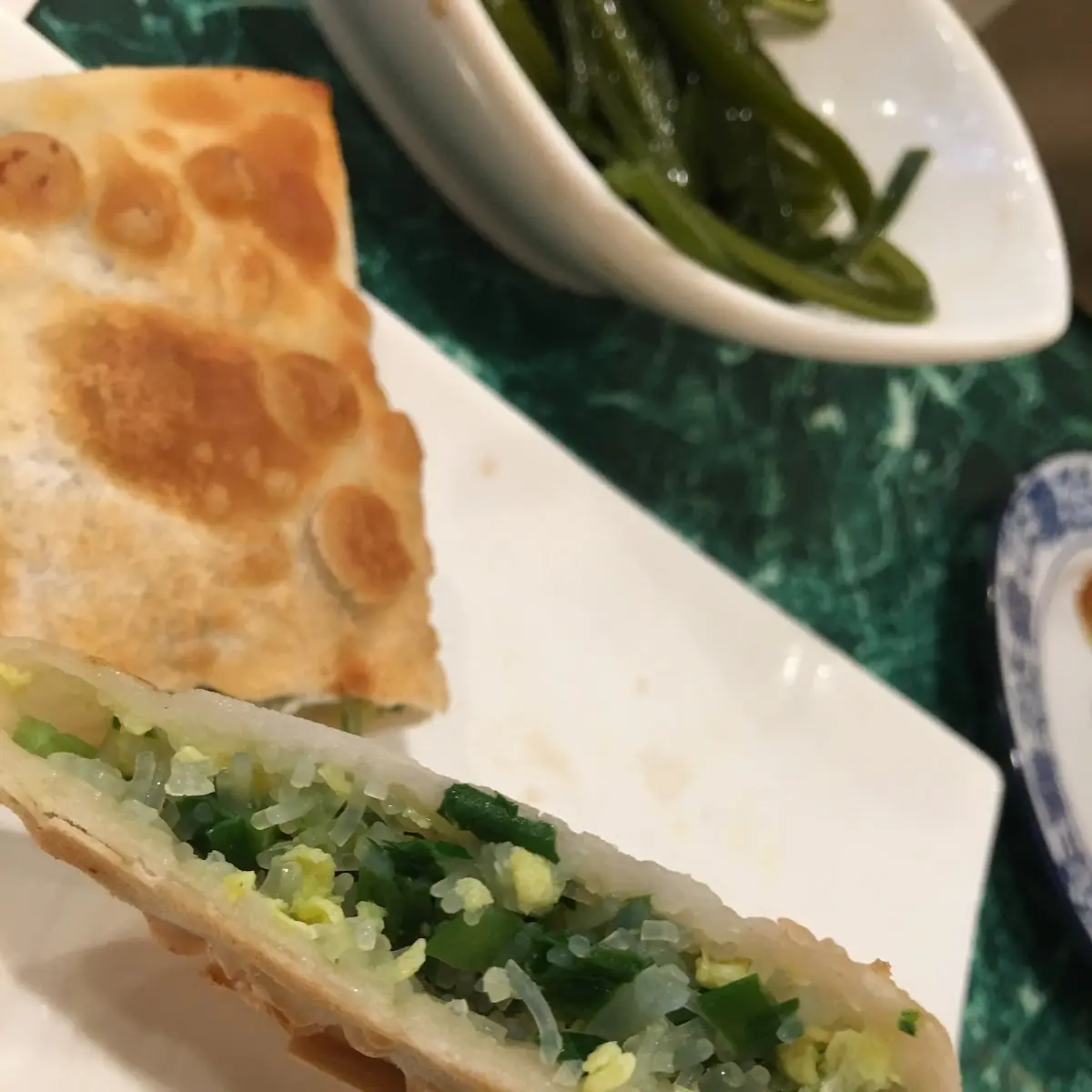 Fried Chinese Chives Pockets 韭菜盒子